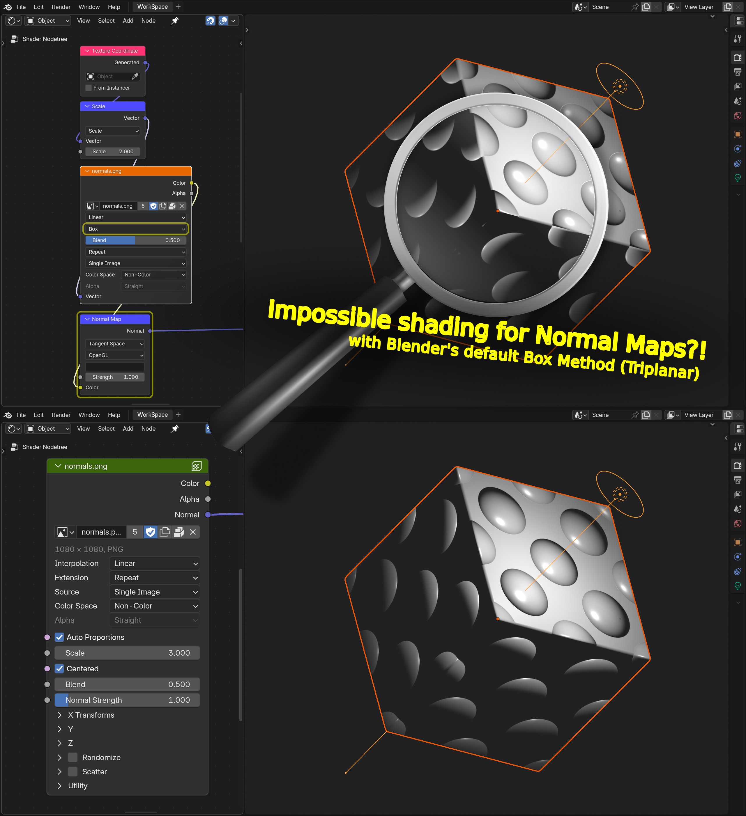 Normal map comparison